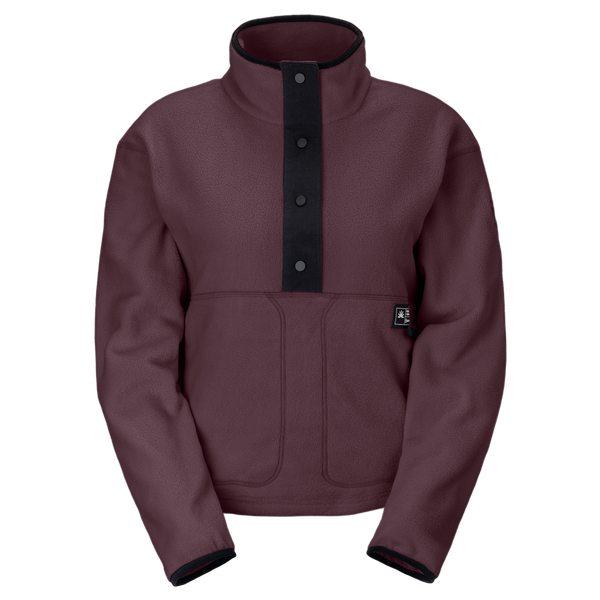 SCOTT Escape Original Fleece Pullover Damen - Cocoa Red Vorderansicht