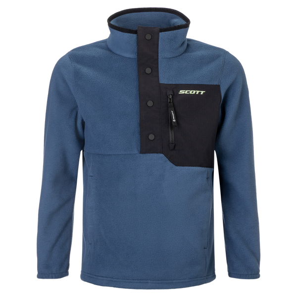 SCOTT Original Fleece-Pullover Kinder – Dusk Blue Vorderansicht