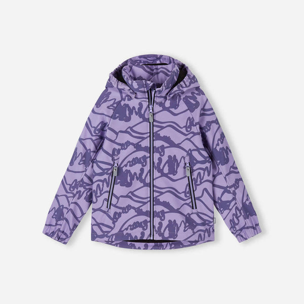 Reima Aitoo Softshelljacke Kinder in Blooming Lilac – Packshot