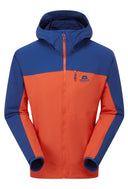 Mountain Equipment M FRONTIER JACKET - Red Rock - Admiral Blue S Softshells - PeakStyle
