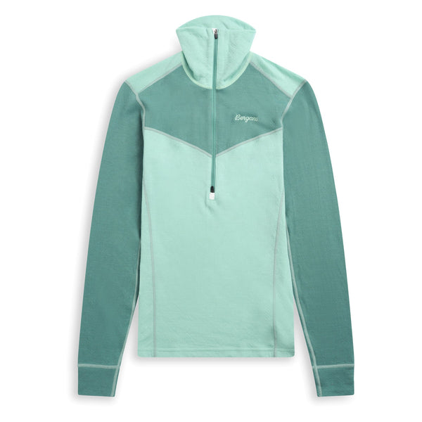 Bergans W INNER:DUAL MERINO HALF ZIP - Unterwäsche bei PeakStyle