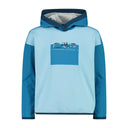 CMP GIRLS SWEAT FIX HOOD STRIPES STRETCH PERFORMANCE - PeakStyle