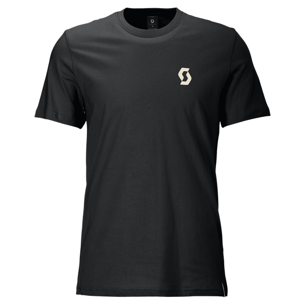 SCOTT Backprint Kurzarmshirt Herren - Black