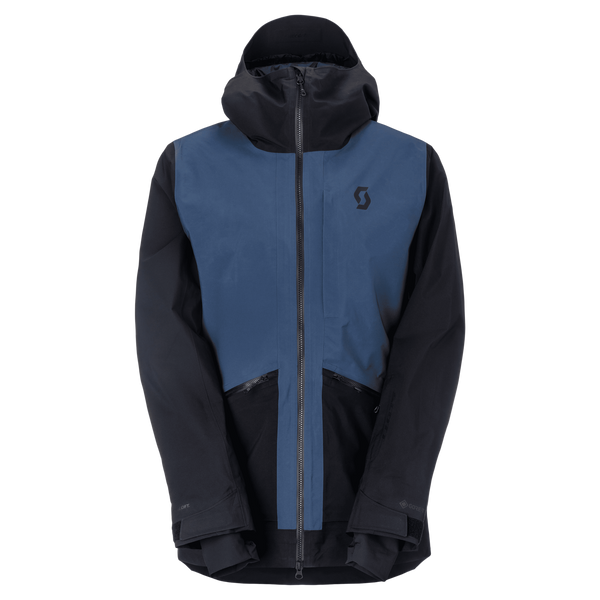 Chaqueta de deportes de invierno SCOTT Vertic GORE-TEX 2L PrimaLoft para hombre, color azul crepúsculo - negro