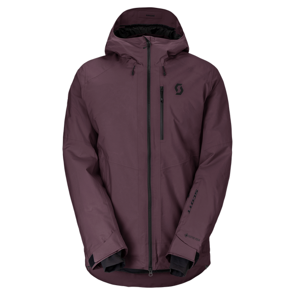 SCOTT Ultimate GORE-TEX Wintersportjacke Herren Cocoa Red Vorderansicht