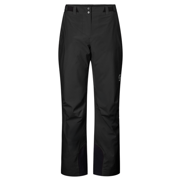 SCOTT Ultimate Dryo 10 wintersportbroek voor dames – Zwart – Vooraanzicht