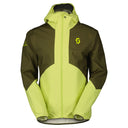Scott M EXPLORAIR LIGHT DRYO 2.5L JACKET - Bitter Yellow - Fir Green S Regenjacken - PeakStyle