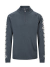 Dale Of Norway GEILO Merino-Pullover Herren – Steel - Offwhite – Packshot