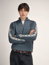 Dale Of Norway GEILO Merino-Pullover Herren – Steel - Offwhite – Studio