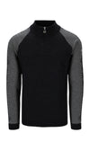 Dale Of Norway GEILO Merino-Pullover Herren – Dark Charcoal - Smoke – Packshot