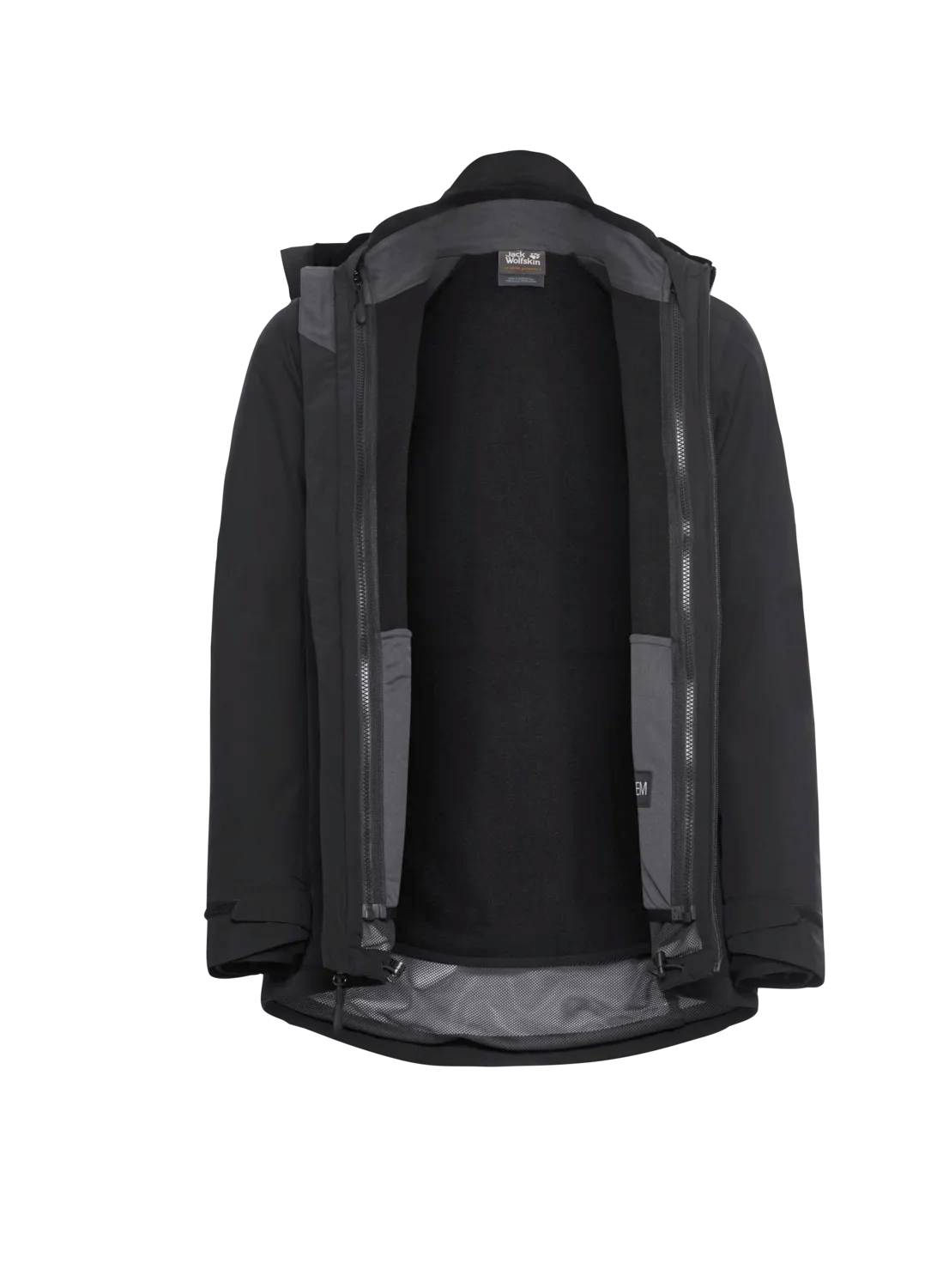 Jack Wolfskin W MOONRISE 3IN1 JACKET W black XXXL - PeakStyle