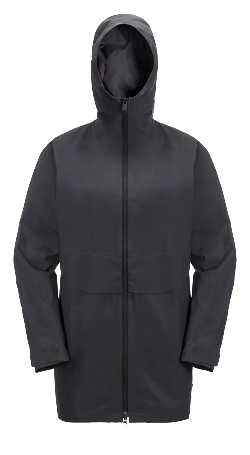 Jack Wolfskin W MAINKAI LONG JACKET W Phantom XXL - PeakStyle
