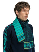Dale Of Norway GARMISCH SCARF Marine Peacock One size - PeakStyle