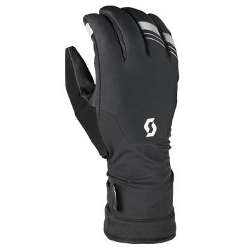 SCOTT Aqua GORE-TEX Fingerhandschuhe in Black – Vorderseite