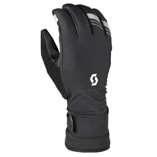 SCOTT Aqua GORE-TEX Fingerhandschuhe in Black – Vorderseite