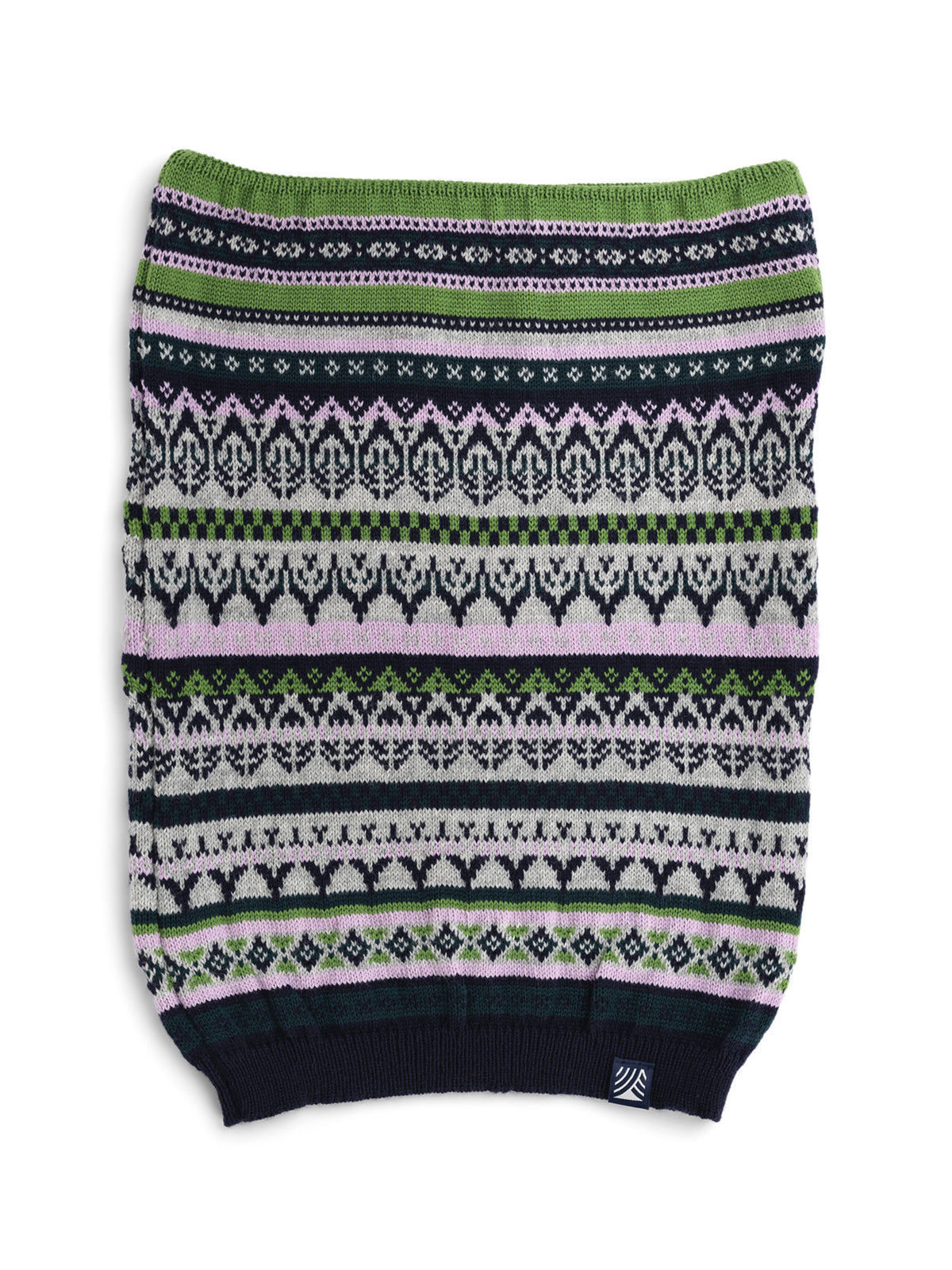 Dale Of Norway UTSIRA TUBULAR SCARF Marine Pinegreen Lightcharcoal One size - PeakStyle