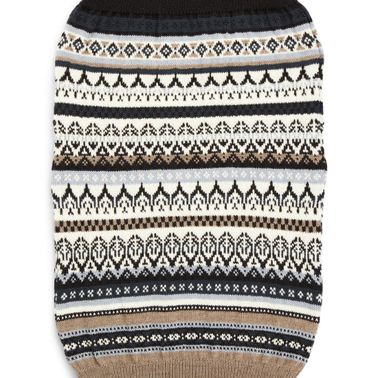 Dale Of Norway UTSIRA TUBULAR SCARF Coffee Darkgrey Offwhite One size - PeakStyle