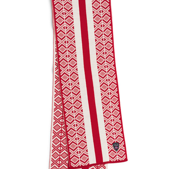Dale Of Norway KVITEGGA SCARF Raspberry Offwhite One size - PeakStyle