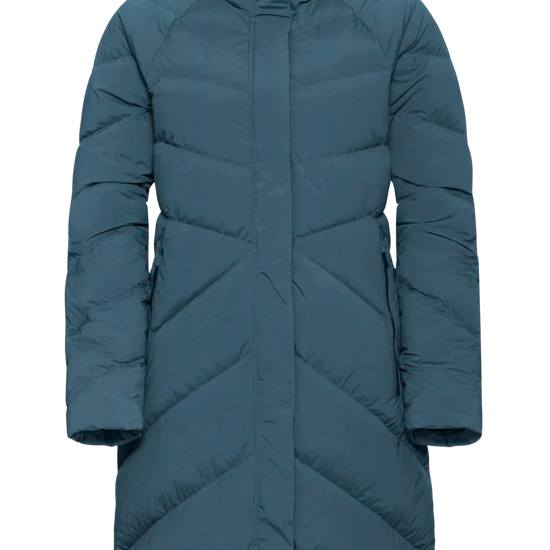 Jack Wolfskin W MARIENPLATZ COAT W RDS aluminium blue 2XL - PeakStyle