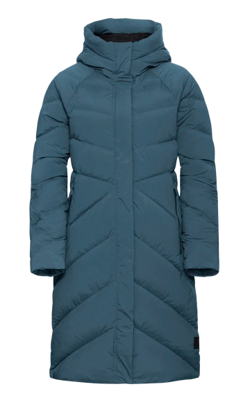 Jack Wolfskin W MARIENPLATZ COAT W RDS aluminium blue 2XL - PeakStyle