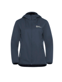 Jack Wolfskin WINDHAIN HOODY W midnight sky 3XL - PeakStyle