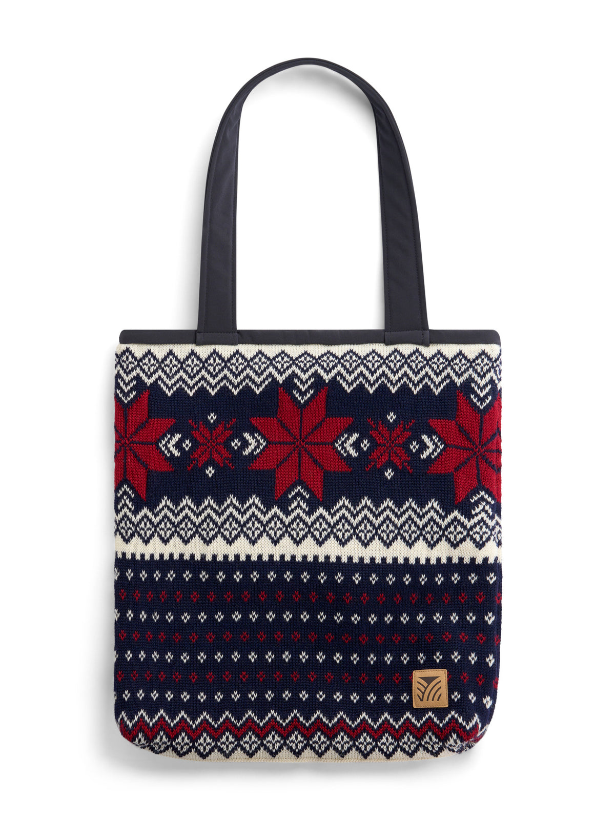 Dale Of Norway EGERSUND TOTEBAG Marine Offwhite Rouge Taille unique - PeakStyle