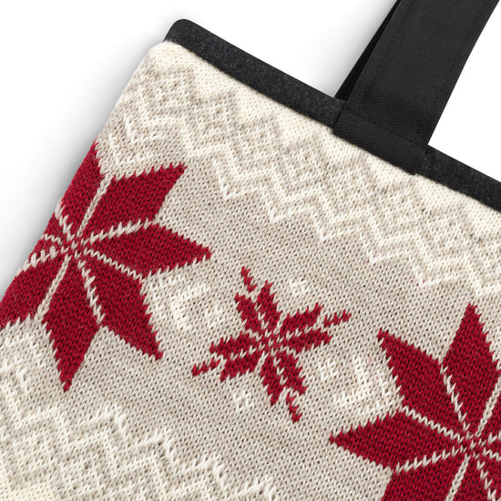 Dale Of Norway EGERSUND TOTEBAG Sand Offwhite Red One size - PeakStyle