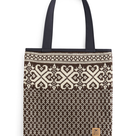 Dale Of Norway LEKNES TOTEBAG Coffee Offwhite One size - PeakStyle