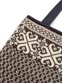 Dale Of Norway LEKNES TOTEBAG Coffee Offwhite One size - PeakStyle