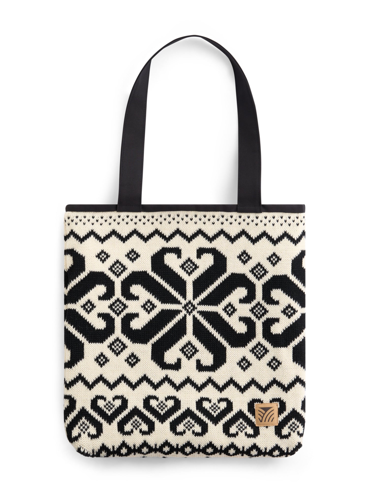 Dale Of Norway FALKEBERG TOTEBAG Offwhite Black One size - PeakStyle