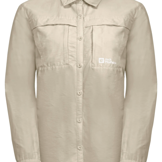 Jack Wolfskin W BARRIER LS SHIRT W stone 2XL - PeakStyle