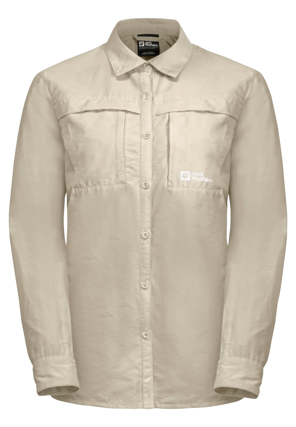 Jack Wolfskin W BARRIER LS SHIRT W stone 2XL - PeakStyle
