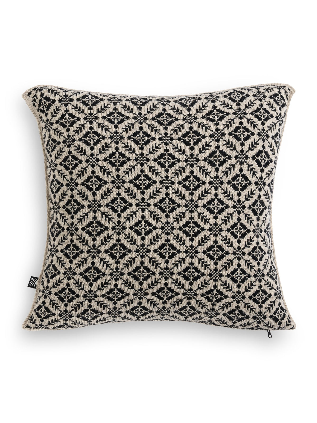 Dale Of Norway FROGNER Woll-Kissenhülle – Sand - Black – Detail oder Lifestyle