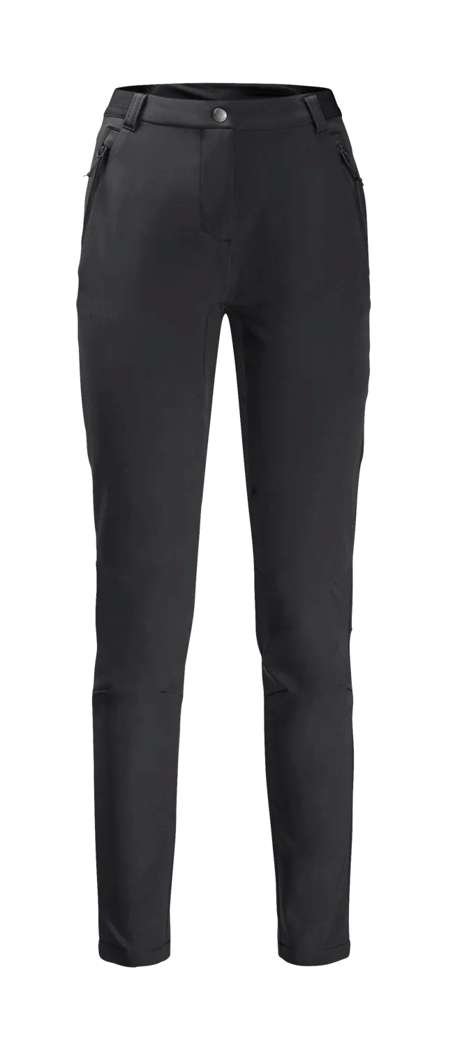 Jack Wolfskin W GEIGELSTEIN SLIM PANTS W black 46 - PeakStyle