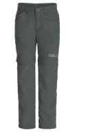 Jack Wolfskin SAFARI ZIP OFF PANTS K slate green 176 - PeakStyle