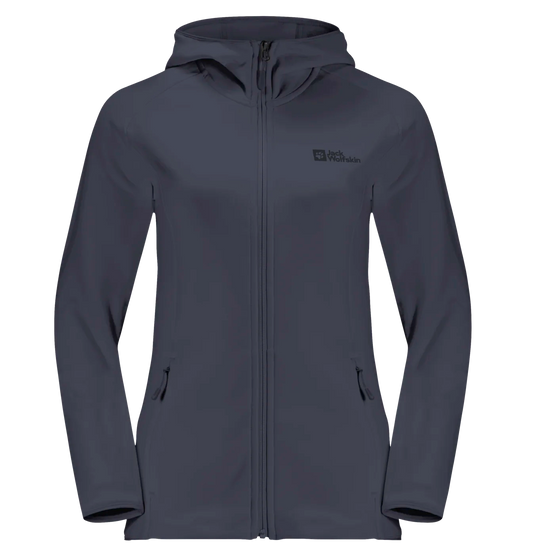 Jack Wolfskin W BAISELBERG HOODED FZ W Graphite XXL - PeakStyle