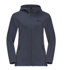 Jack Wolfskin W BAISELBERG HOODED FZ W Graphite XXL - PeakStyle