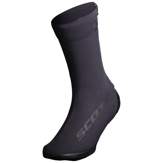 SCOTT All Season 10 Fahrradüberschuhe in Black – Vorderansicht