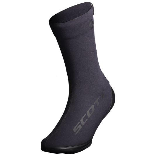 SCOTT All Season 10 Fahrradüberschuhe in Black – Vorderansicht