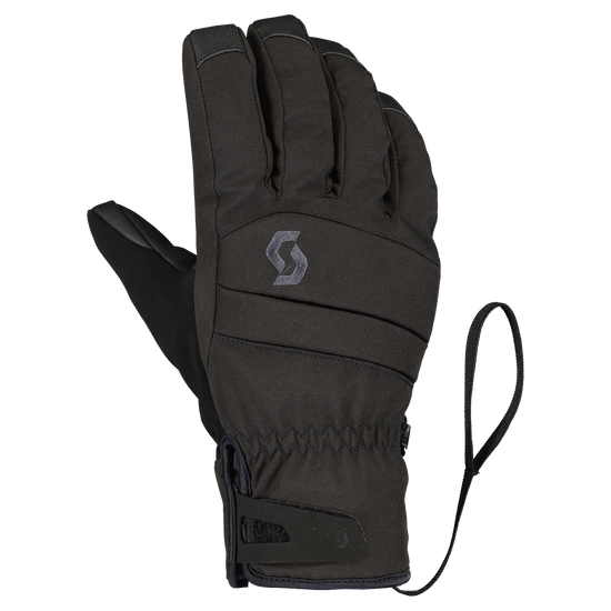SCOTT Ultimate Hybrid Wintersporthandschuhe Herren – Black – Vorderansicht