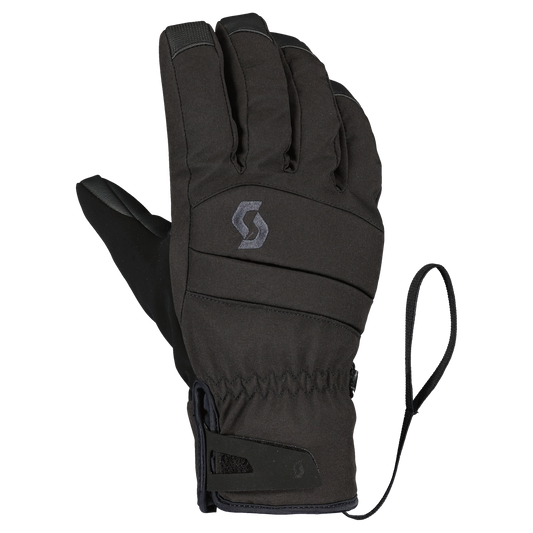 SCOTT Ultimate Hybrid Wintersporthandschuhe Herren – Black – Vorderansicht