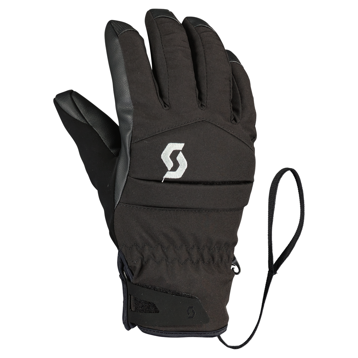SCOTT Ultimate Hybrid Wintersporthandschuhe Damen – Black – Vorderansicht