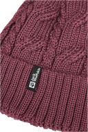 Jack Wolfskin POMPOM BEANIE raisin One Size - PeakStyle
