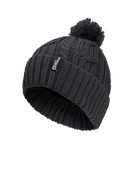 Jack Wolfskin POMPOM BEANIE black One Size - PeakStyle