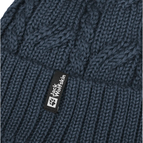 Jack Wolfskin POMPOM BEANIE midnight sky One Size - PeakStyle