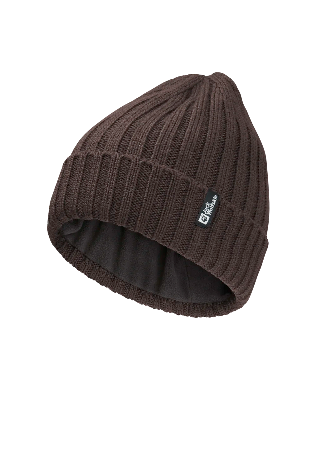 Jack Wolfskin RIB KNIT BEANIE peat One Size - PeakStyle
