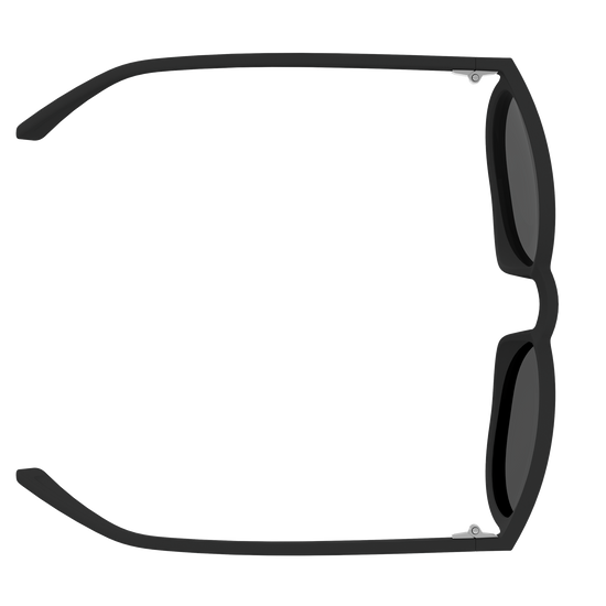 SCOTT Riff Polarized Sonnenbrille Black Matt – Rückansicht