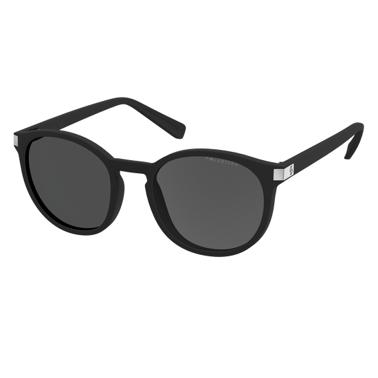 SCOTT Riff Polarized Sonnenbrille Black Matt – Frontansicht