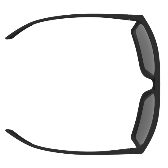 SCOTT Tune Polarized Sonnenbrille Black Matt – Rückansicht