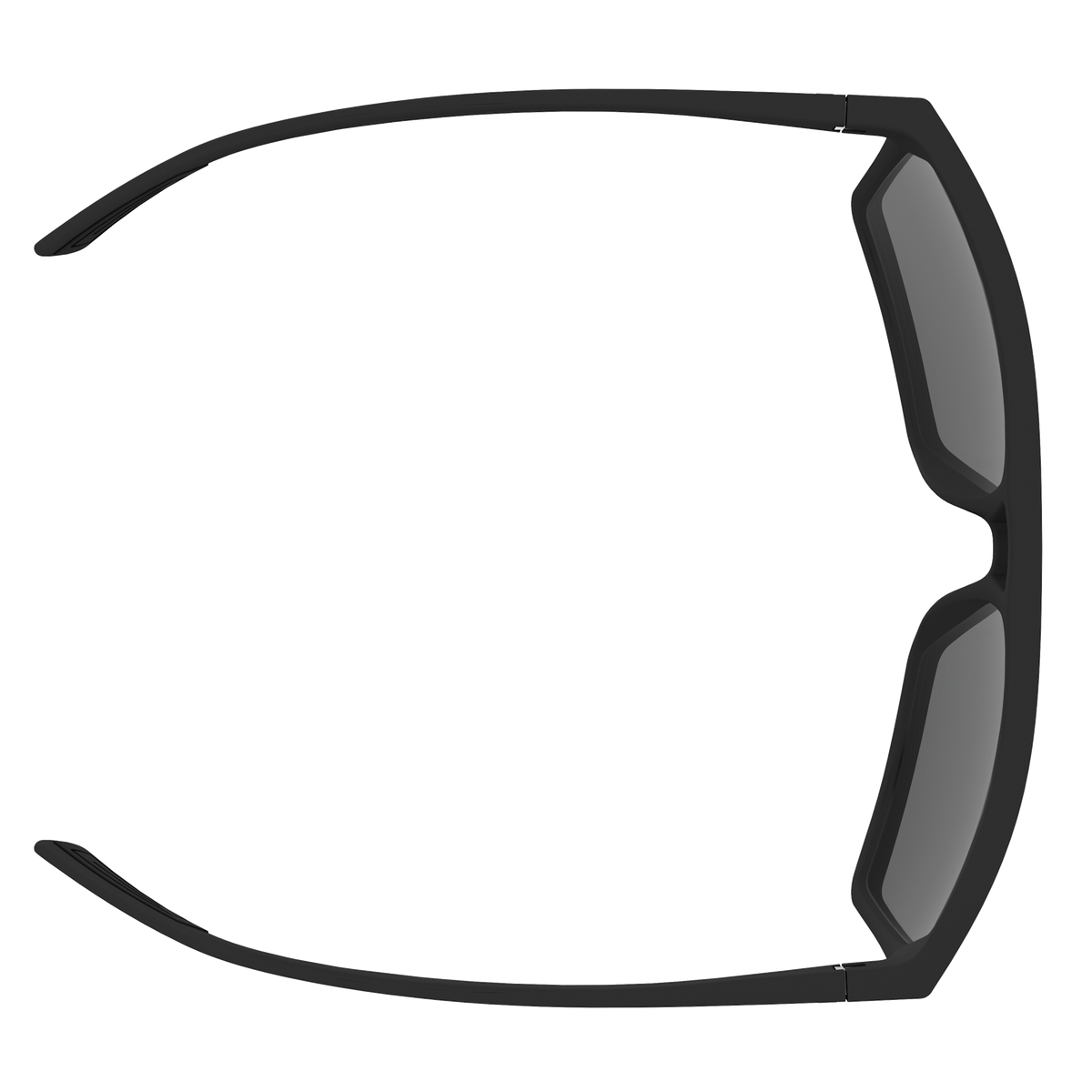 SCOTT Tune Polarized Sonnenbrille Black Matt – Rückansicht
